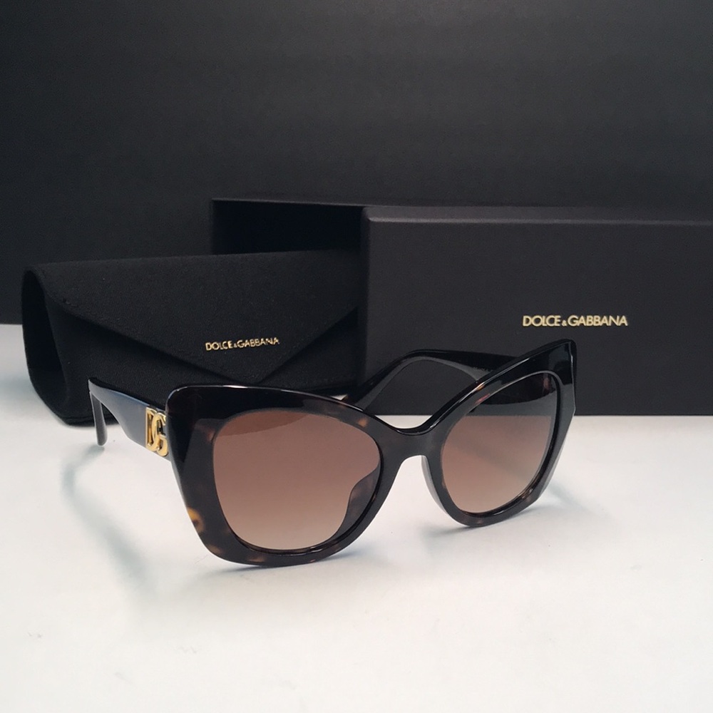 New DG 4405 Dolce and Gabbana Grey Gradient Butterfly Ladies Sunglasses DG4405